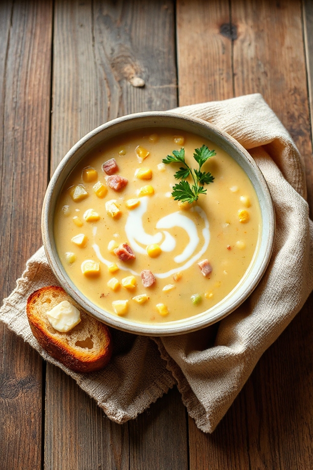 creamy corn chowder recipe