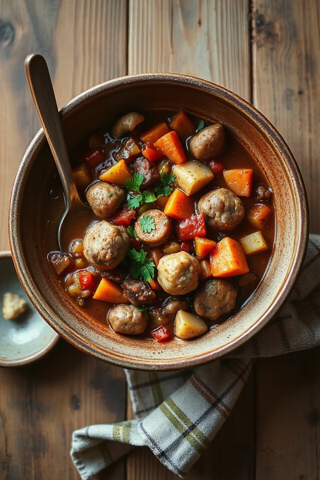 hearty meatball stew recipe