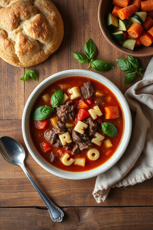 hearty vegetable soup recipe
