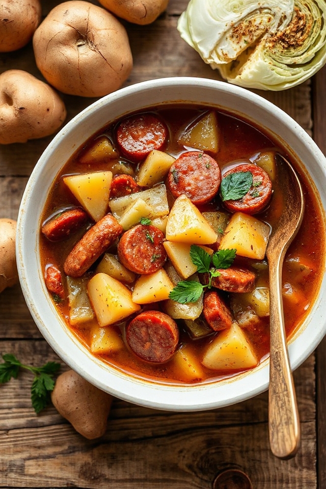 kielbasa stew slow cooker