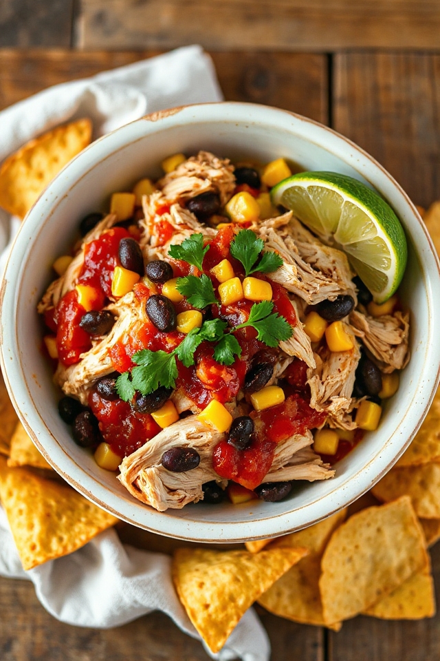 savory chicken with spices