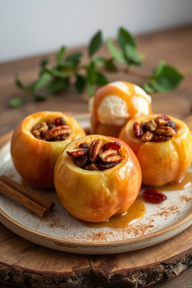 slow cooked baked apples recipe