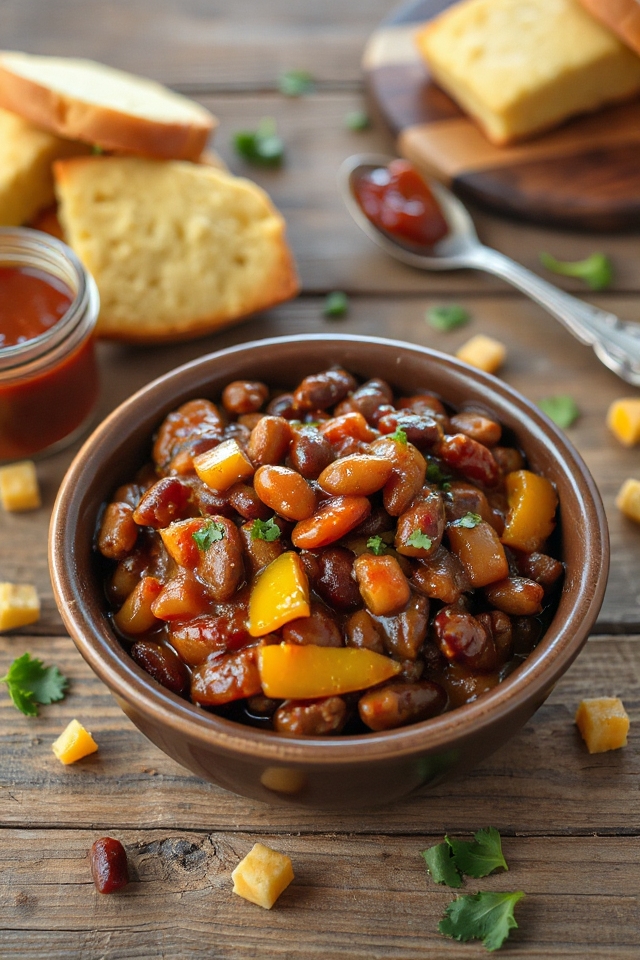 slow cooked baked beans recipe