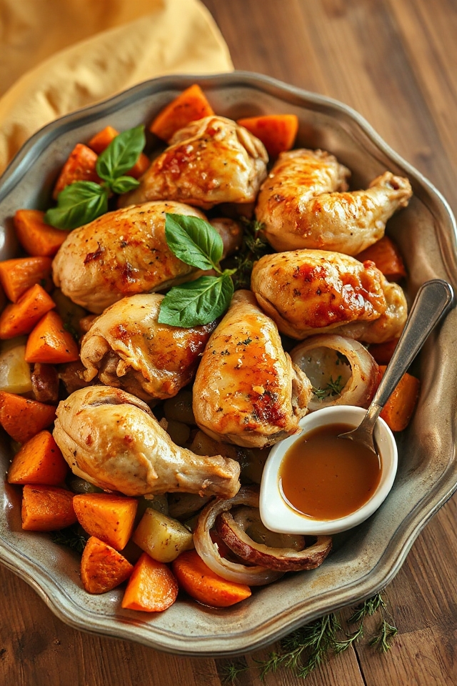 slow cooked chicken dinner recipe