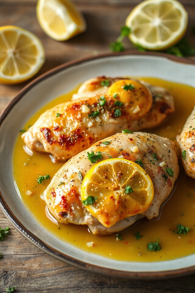slow cooked lemon chicken recipe