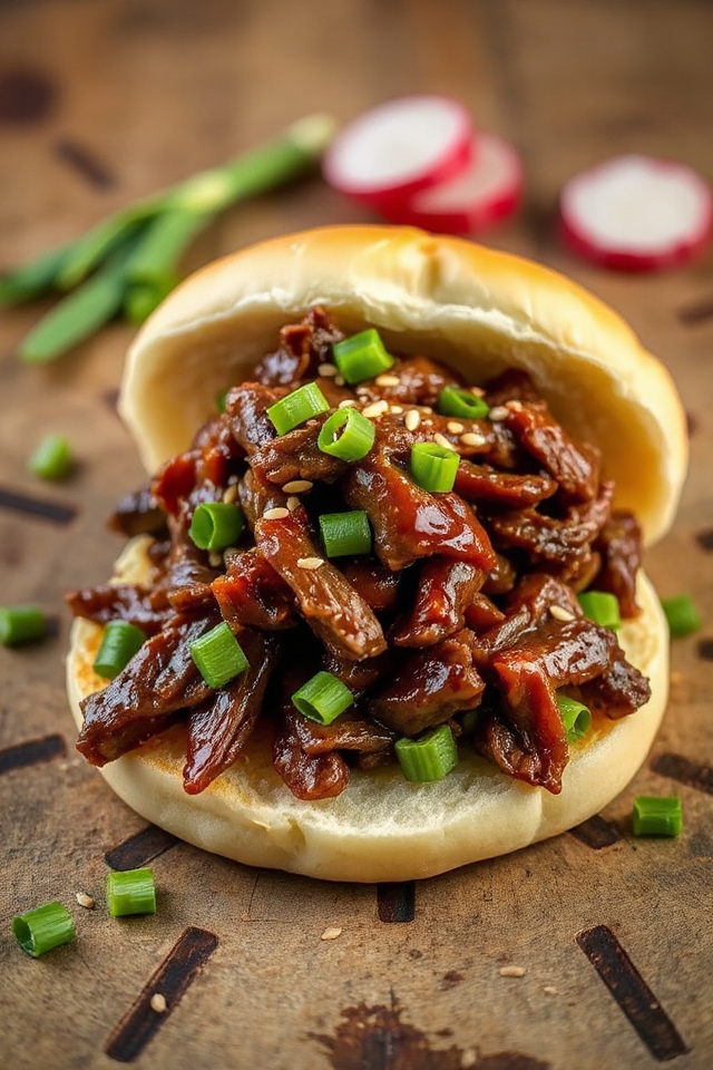 slow cooked tender korean beef