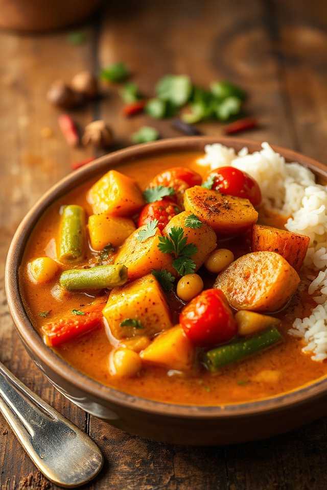 slow cooked vegetable curry recipe