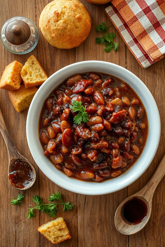 slow cooker baked beans