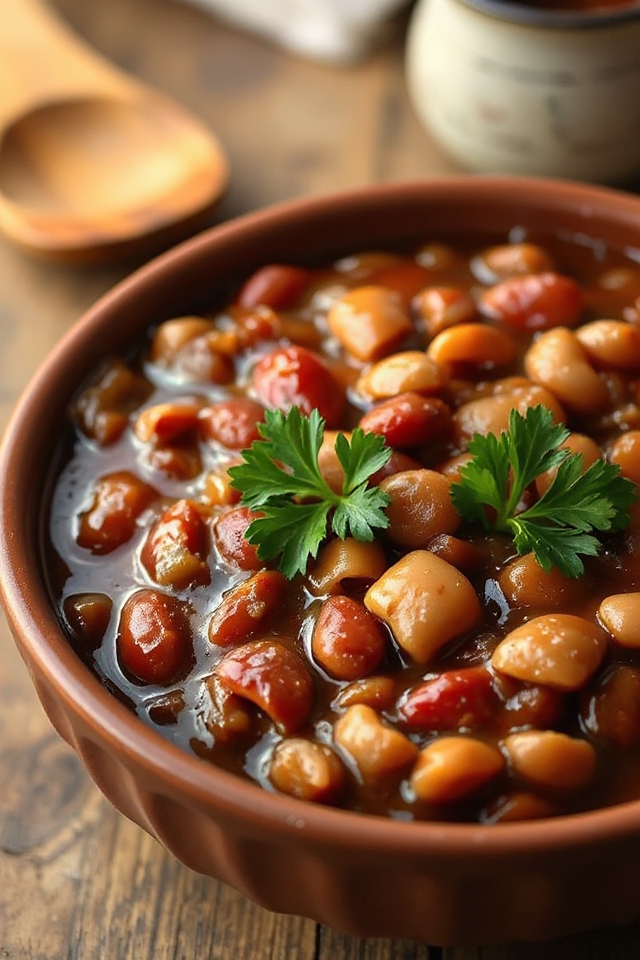 slow cooker baked beans recipe