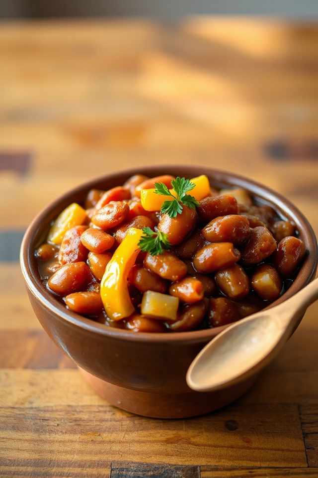 slow cooker baked beans recipe