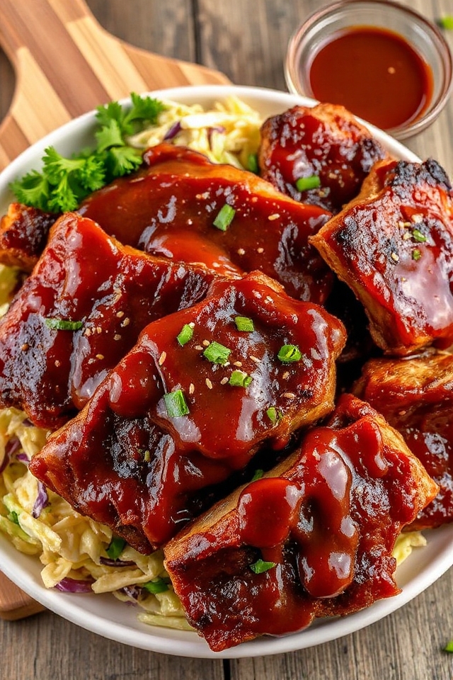 slow cooker barbecue ribs