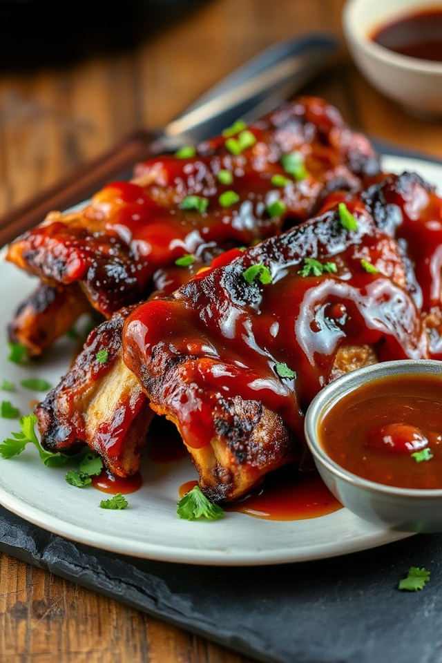 slow cooker barbecue ribs