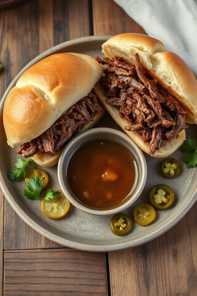 slow cooker beef sandwich