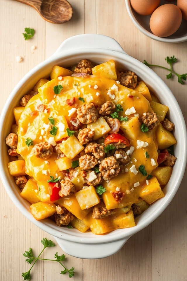 slow cooker breakfast casserole