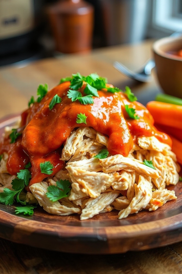 slow cooker buffalo chicken recipe