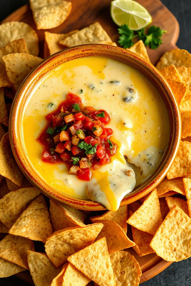 slow cooker cheesy dip