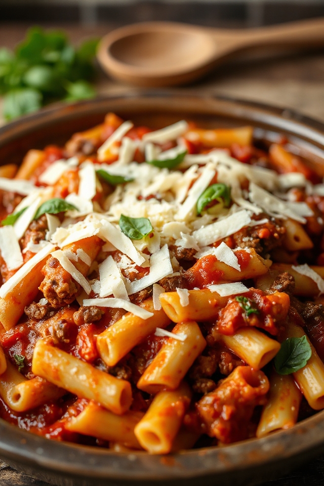 slow cooker cheesy pasta