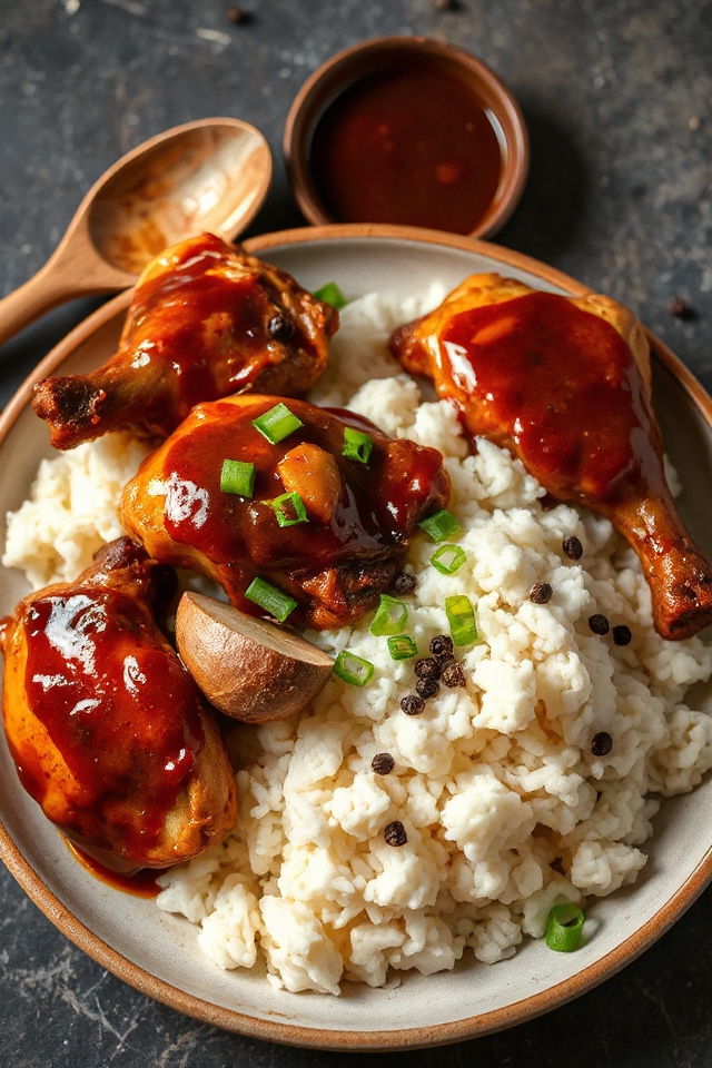 slow cooker chicken adobo