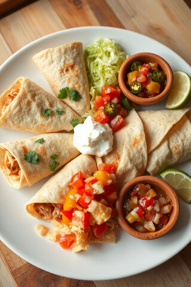 slow cooker chicken burritos