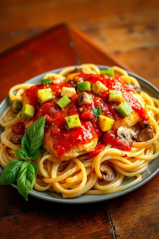 slow cooker chicken cacciatore delight