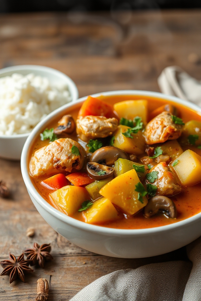 slow cooker chicken curry