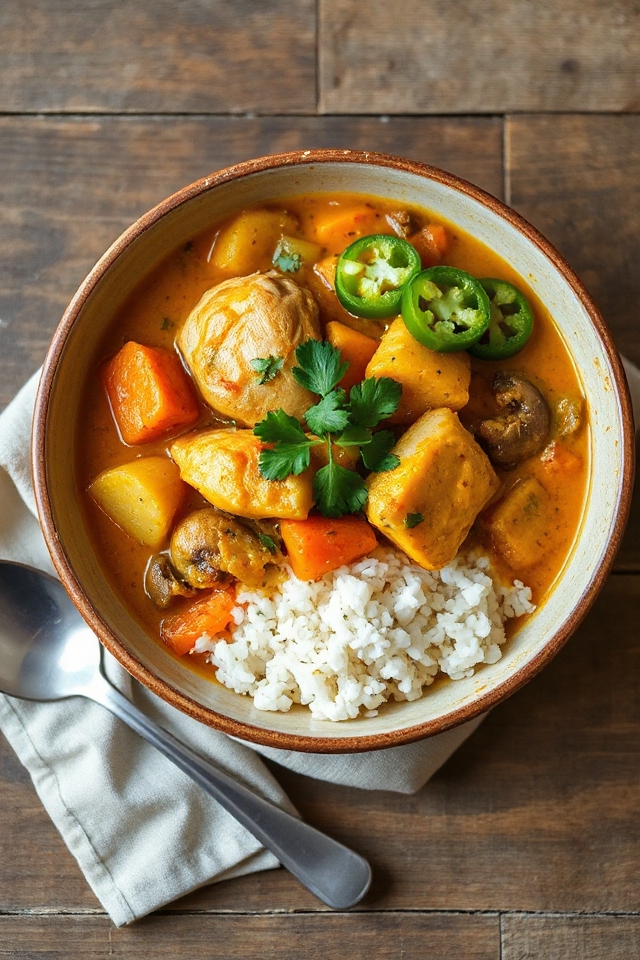 slow cooker chicken curry