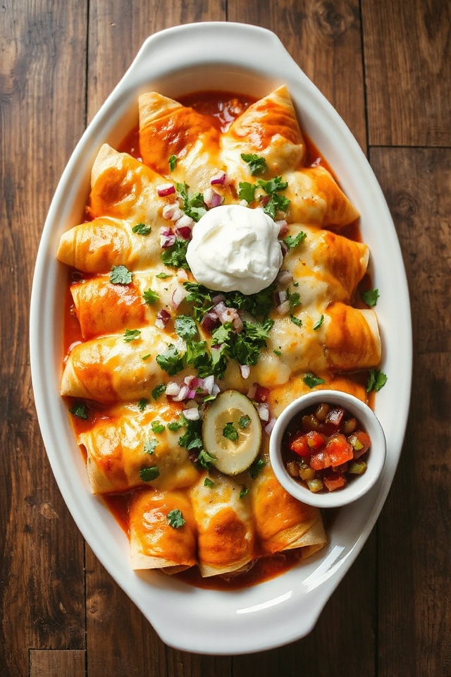slow cooker chicken enchiladas