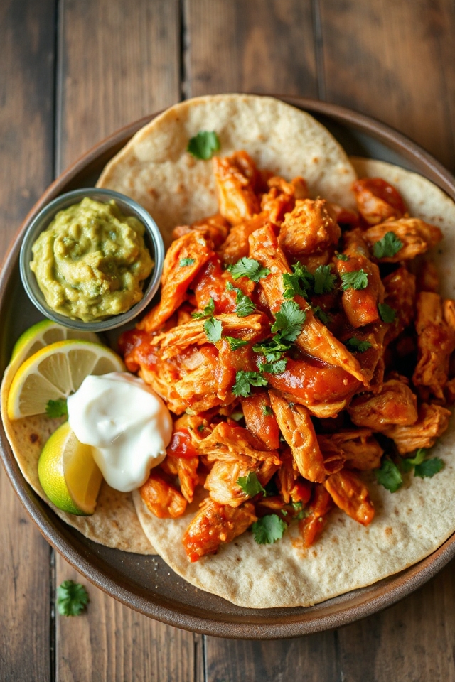 slow cooker chicken fajitas