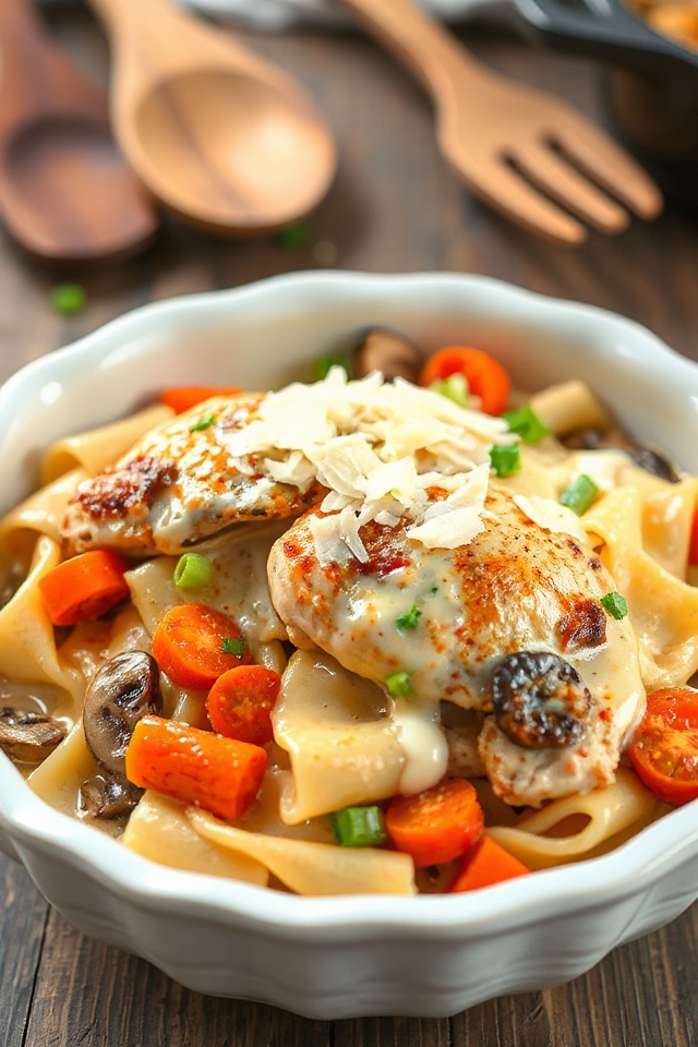 slow cooker chicken lasagna