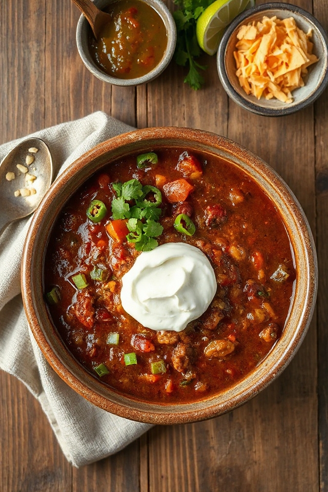 slow cooker chili recipe