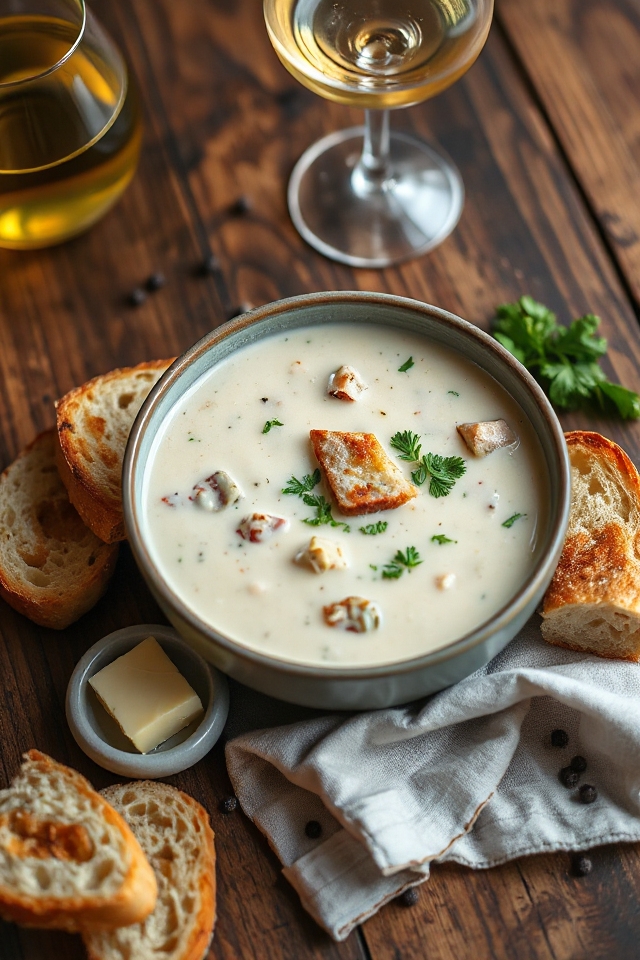 slow cooker clam chowder