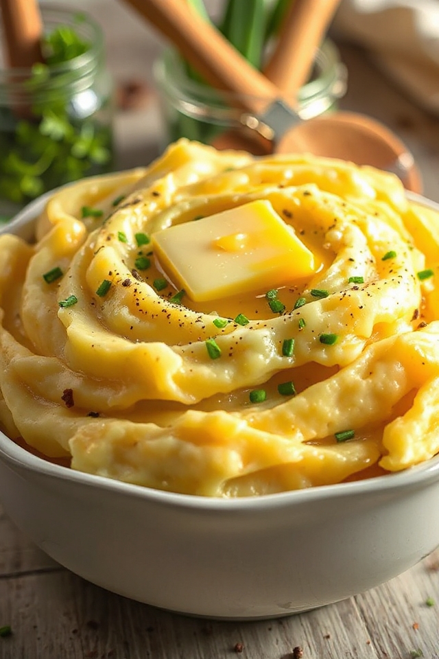 slow cooker creamy mashed potatoes