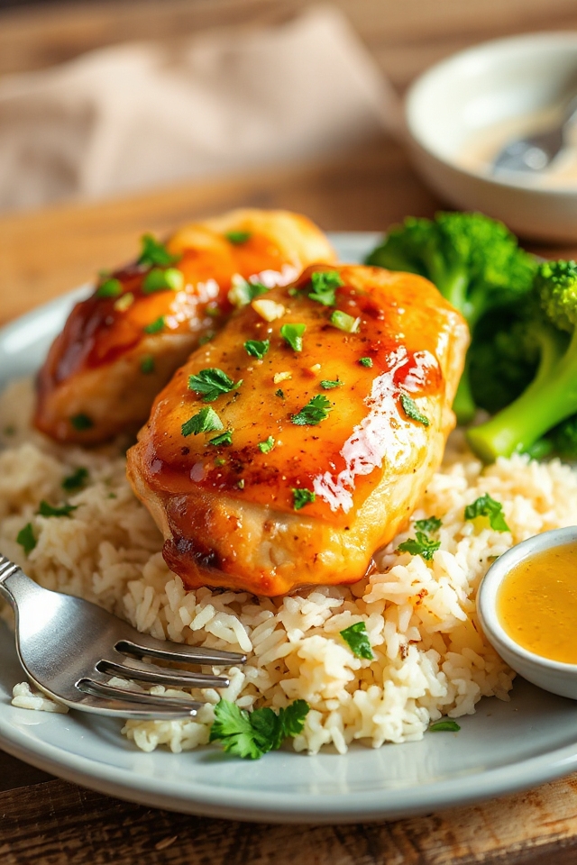 slow cooker garlic chicken recipe