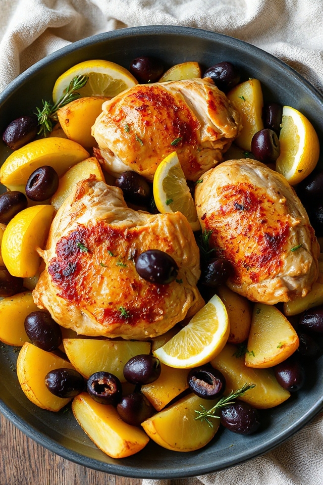 slow cooker greek chicken
