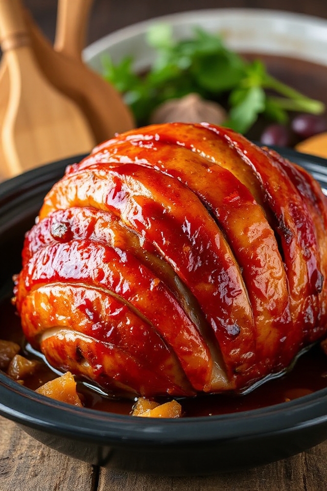 slow cooker ham recipe