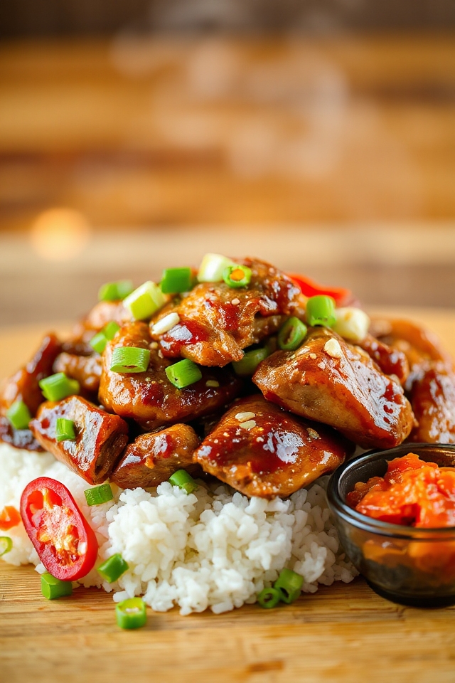 slow cooker korean bbq recipe