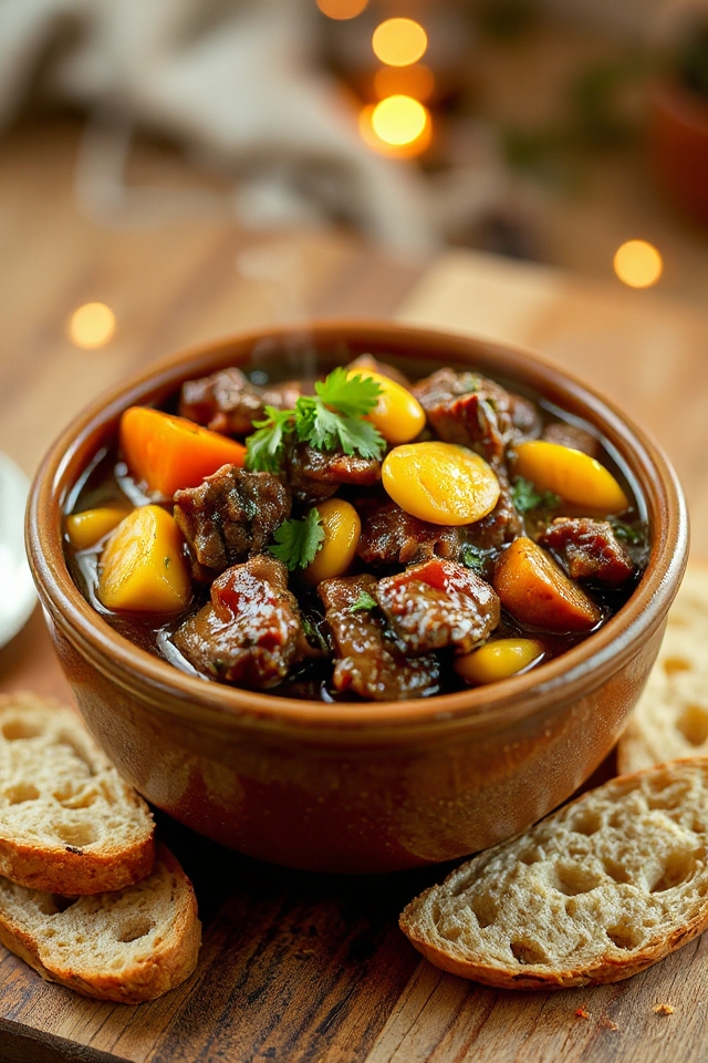 slow cooker meat vegetable stew