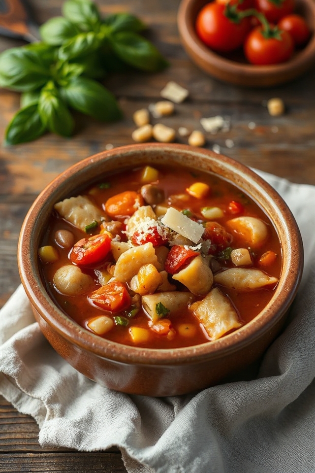 slow cooker minestrone recipe