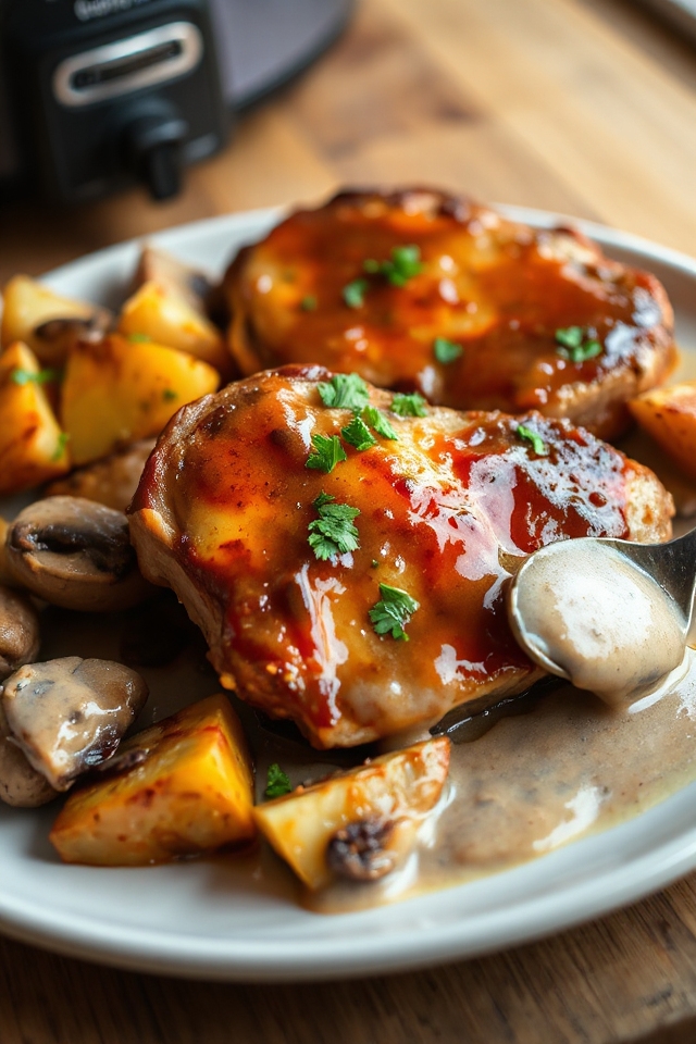 slow cooker pork chops