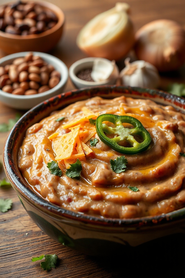 slow cooker refried beans recipe