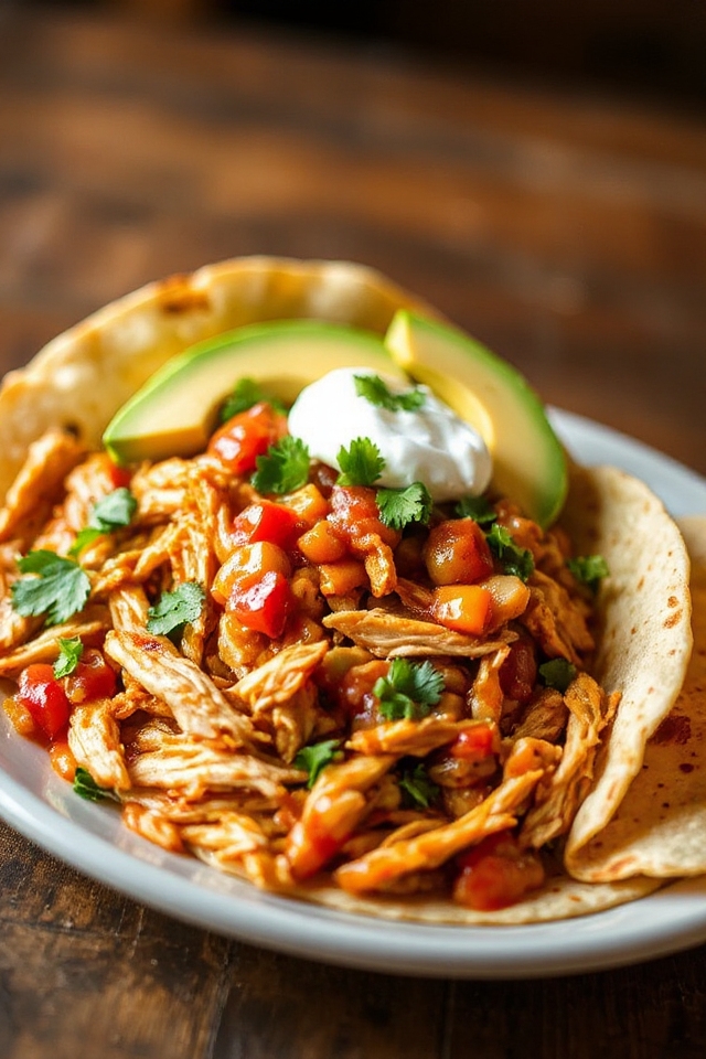slow cooker salsa chicken recipe