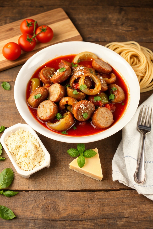 slow cooker sausage dish