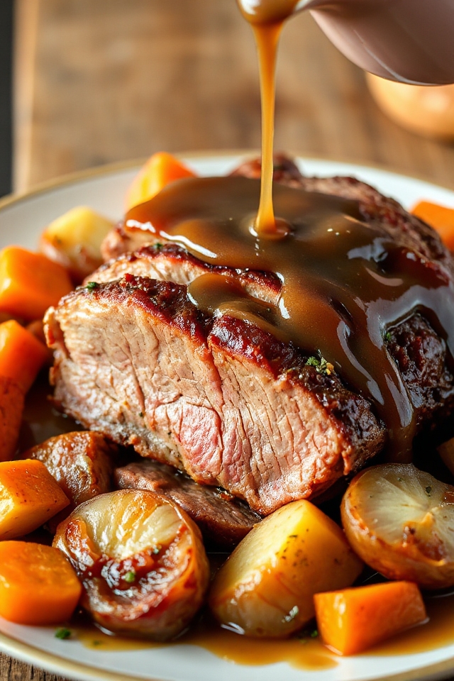 slow cooker sunday roast recipe