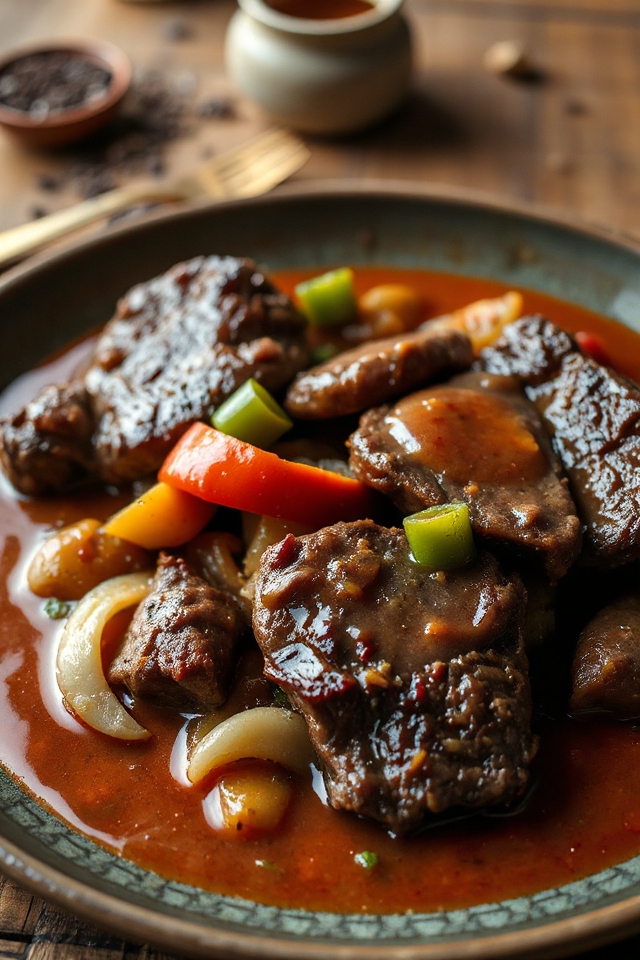 slow cooker swiss steak preparation