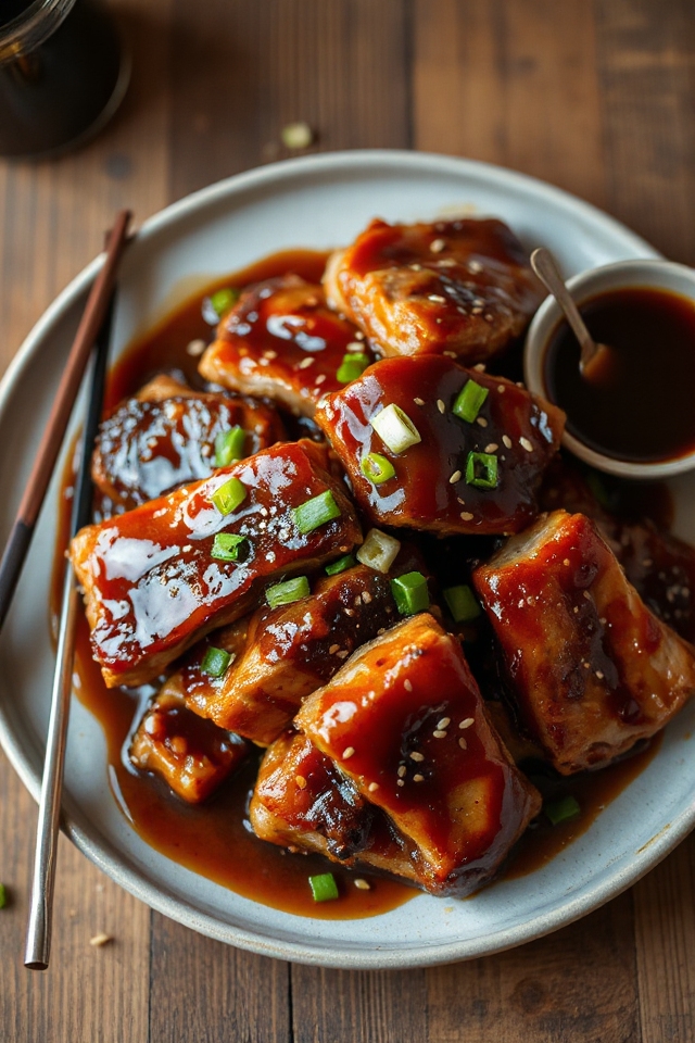 slow cooker teriyaki ribs
