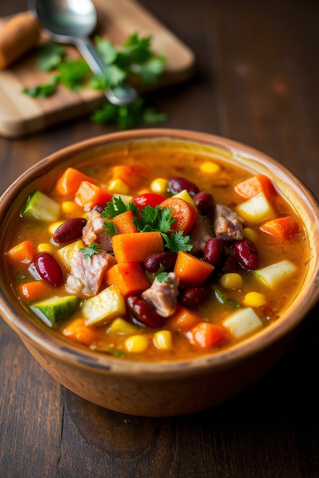 slow cooker vegetable soup