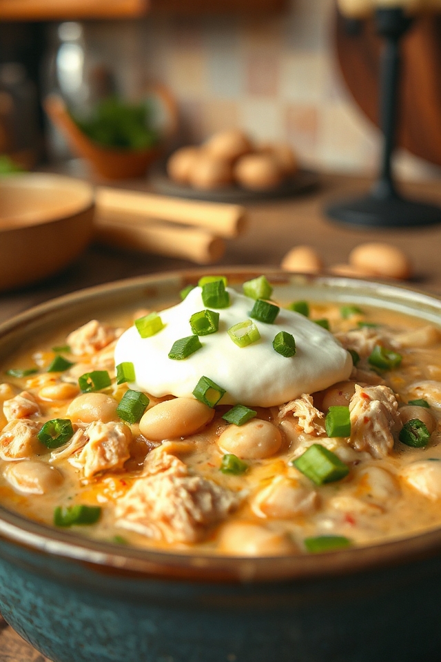 slow cooker white chicken chili