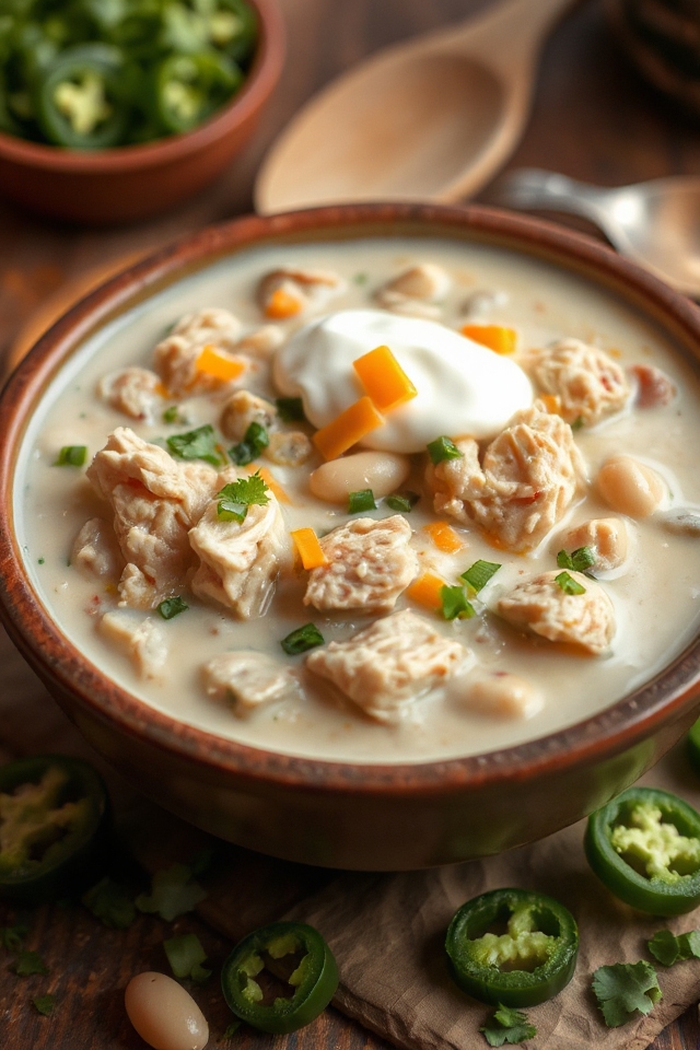 slow cooker white chili recipe