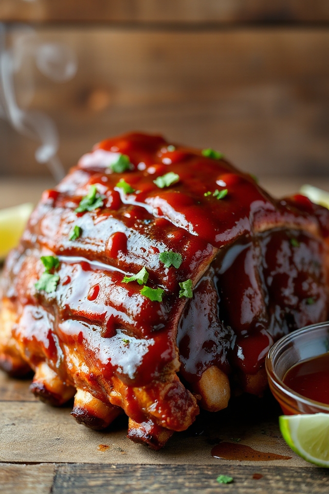 slow roasted flavorful ribs