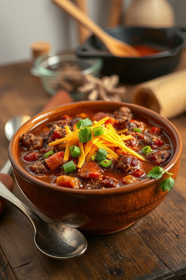 slow simmered chili recipe